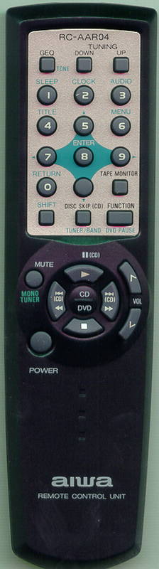 Remote Control for Aiwa AV-D58 by Tekswamp