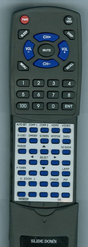 EIKI 6450993206 Replacement Remote Control - Thumbnail 4