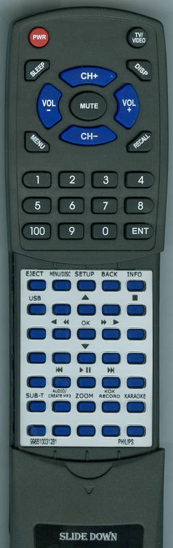 PHILIPS RT996510031281 Replacement Remote Control - Thumbnail 2